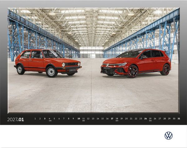Produktbild: VW Golf GTI Calendar 2027