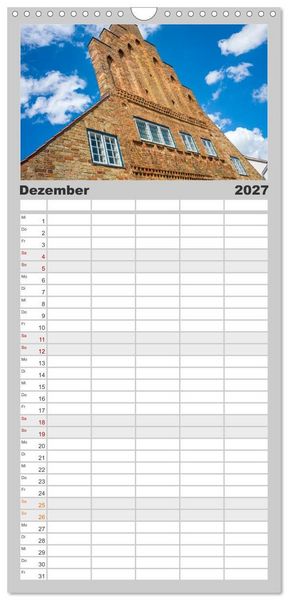 Produktbild: Familienplaner 2027 - Unterwegs in Schleswig mit 5 Spalten (Wandkalender, 21 x 45 cm) CALVENDO