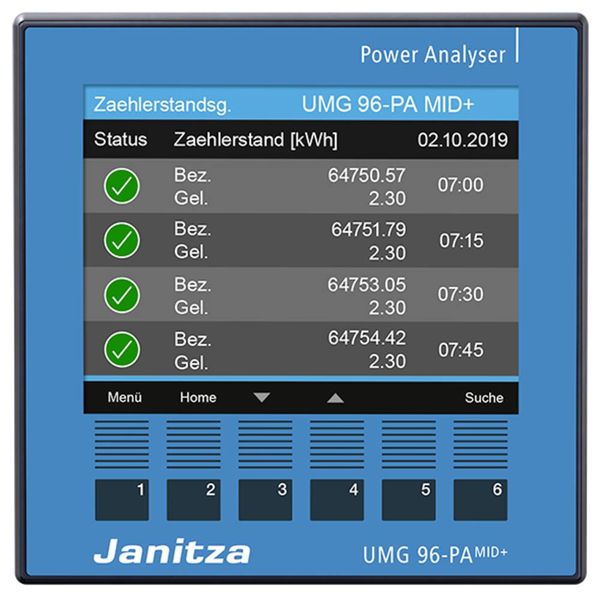 Produktbild: Janitza UMG96-PA-MID+