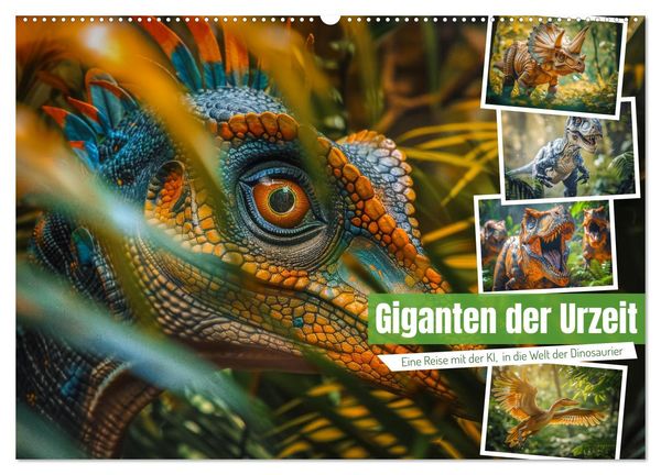 Produktbild: Giganten der Urzeit (Wandkalender 2026 DIN A2 quer), CALVENDO Monatskalender