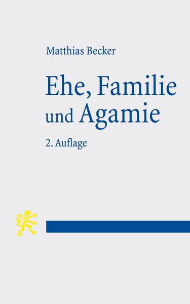 Produktbild: Ehe, Familie und Agamie