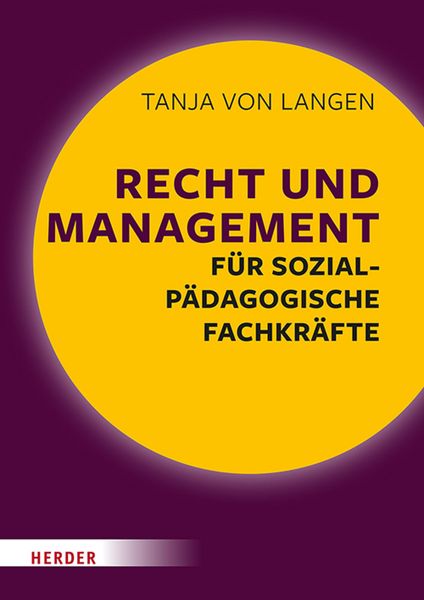 Produktbild: Recht und Management f&uuml;r sozialp&auml;dagogische Fachkr&auml;fte