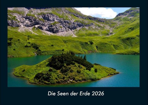 Die Seen der Erde 2026 Fotokalender DIN A4