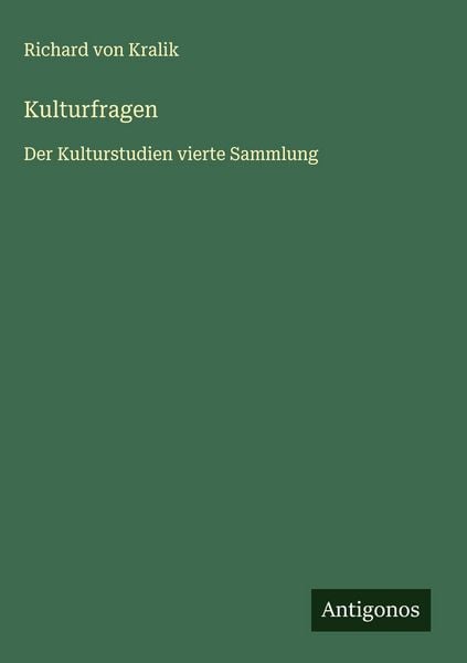 Produktbild: Kulturfragen