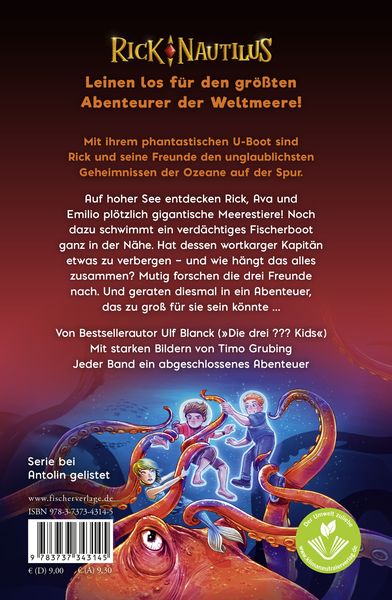 Produktbild: Rick Nautilus &ndash; Das Geheimnis der Seemonster