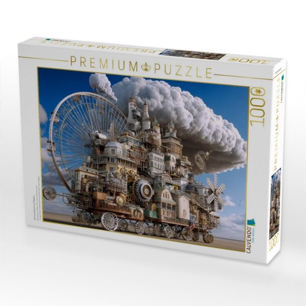Produktbild: CALVENDO Puzzle Himmelsfabrik auf R&auml;dern | 1000 Teile Lege-Gr&ouml;&szlig;e 64x48cm Foto-Puzzle f&uuml;r gl&uuml;ckliche Stunden