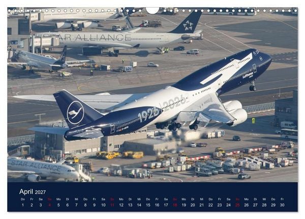 Produktbild: Lufthansa 100 Years (Wandkalender 2027 DIN A3 quer), CALVENDO Monatskalender