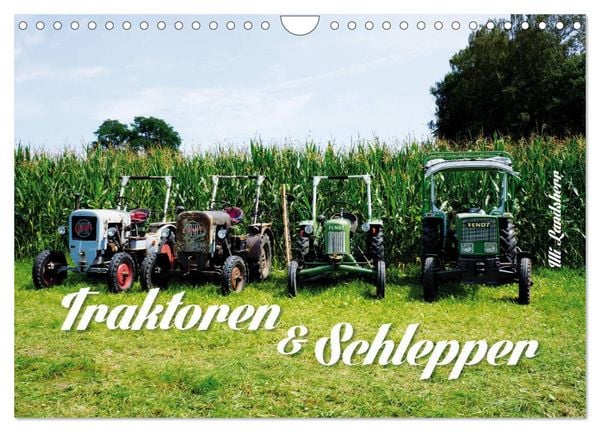 Produktbild: Traktoren und Schlepper (Wandkalender 2026 DIN A4 quer), CALVENDO Monatskalender