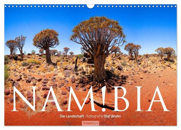 Namibia - Die Landschaft (Wandkalender 2026 DIN A3 quer), CALVENDO Monatskalender