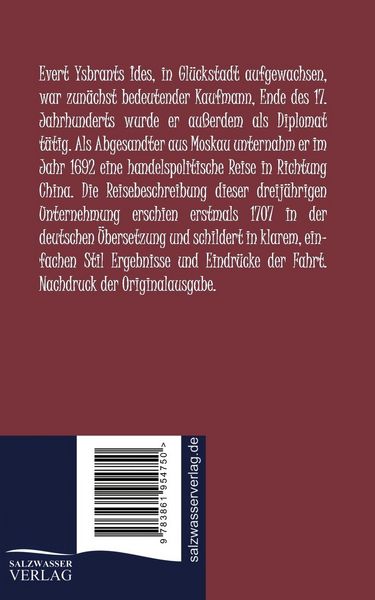 Produktbild: Dreyj&auml;hrige Reise nach China