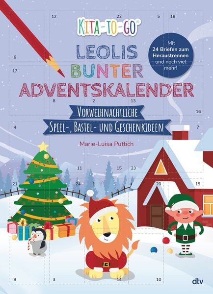 Produktbild: Kita-to-Go: Leolis bunter Adventskalender &ndash; Vorweihnachtliche Spiel-, Bastel- und Geschenkideen
