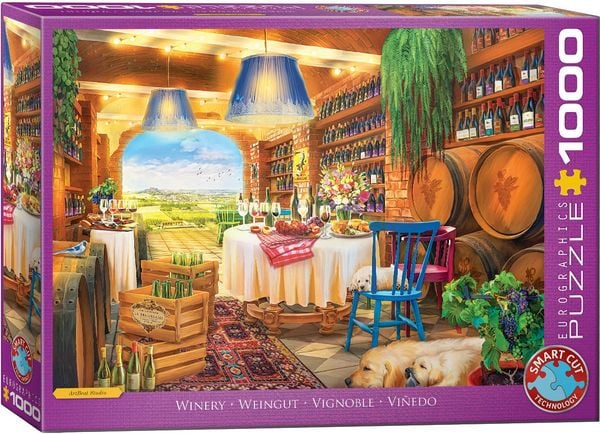 Eurographics 6000-5846 - Winery, Weingut, Puzzle, 1000 Teile
