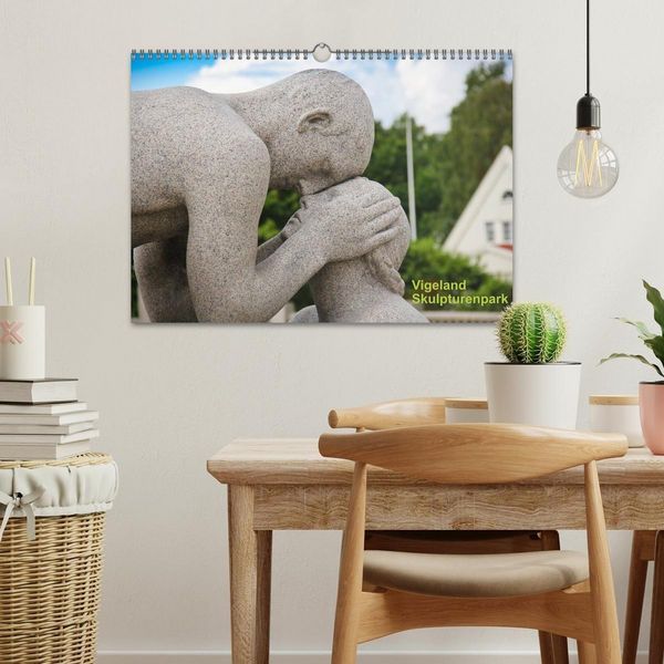 Produktbild: Vigeland (Wandkalender 2027 DIN A3 quer), CALVENDO Monatskalender
