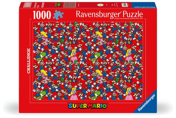 Produktbild: Erwachsenenpuzzle 1000 Teile - Challenge Super Mario