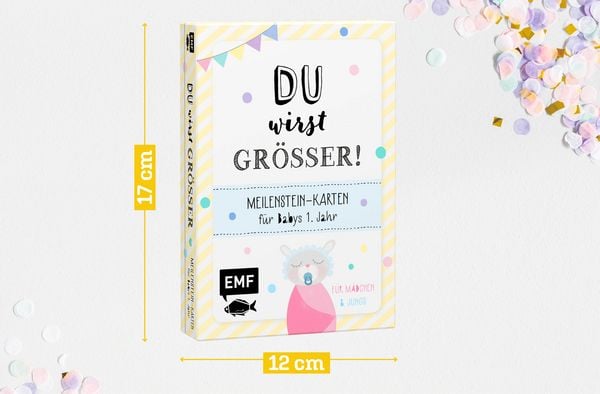 Produktbild: Du wirst gr&ouml;&szlig;er! Meilenstein-Karten f&uuml;r Babys 1. Jahr