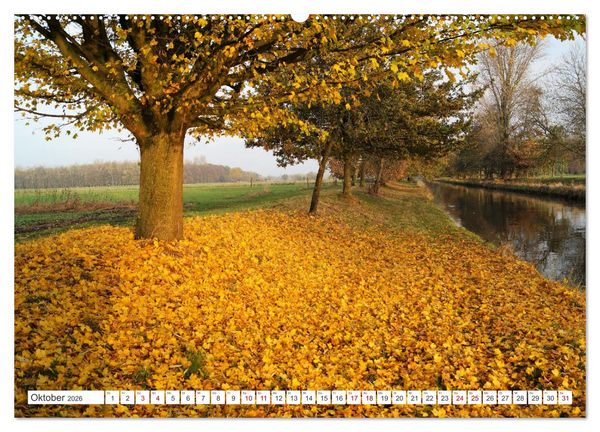Produktbild: Die Niers im Jahreslauf (hochwertiger Premium Wandkalender 2026 DIN A2 quer), Kunstdruck in Hochglanz