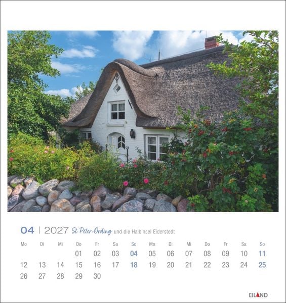 Produktbild: St. Peter-Ording und die Halbinsel Eiderstedt Postkartenkalender 2027 - und die Halbinsel Eiderstedt