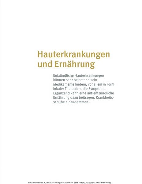 Produktbild: Medical Cooking: Gesunde Haut