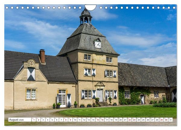 Produktbild: Wasserschl&ouml;sser im M&uuml;nsterland (Wandkalender 2026 DIN A4 quer), CALVENDO Monatskalender