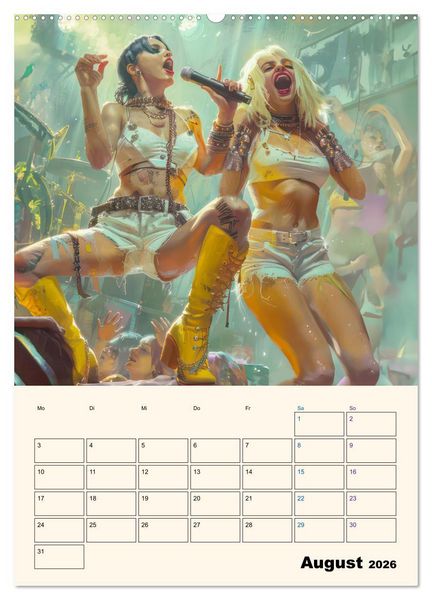 Produktbild: Punkerg&ouml;ren - In Aktion (Wandkalender 2026 DIN A2 hoch), CALVENDO Monatskalender