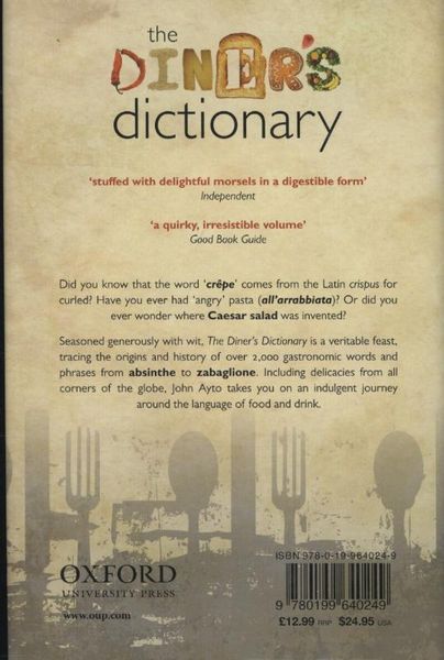 Produktbild: Ayto, J: The Diner's Dictionary