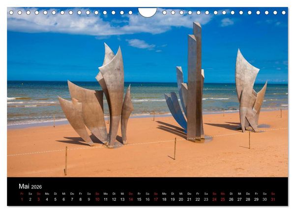 Produktbild: Normandie (Wandkalender 2026 DIN A4 quer), CALVENDO Monatskalender