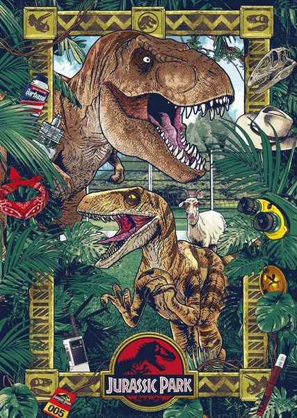 Produktbild: Schmidt 58579 - Jurassic Park, Die &Auml;ra der Dinosaurier, Puzzle, 1000 Teile