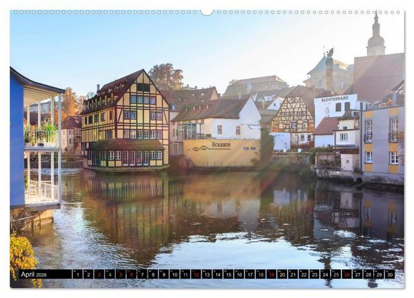 Produktbild: Bamberg - das fr&auml;nkische Rom (hochwertiger Premium Wandkalender 2026 DIN A2 quer), Kunstdruck in Hochglanz