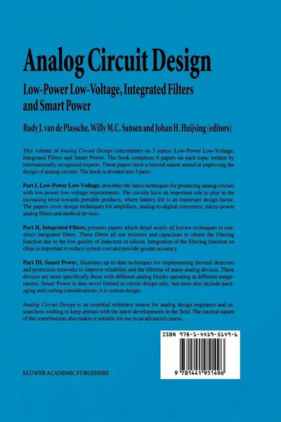 Produktbild: Analog Circuit Design