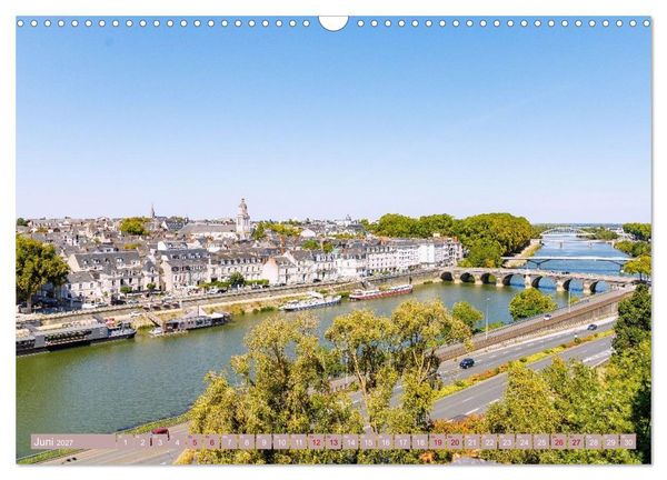 Produktbild: Zauberhaftes Tal der Loire. Charmante St&auml;dte und pr&auml;chtige Schl&ouml;sser (Wandkalender 2027 DIN A3 quer), CALVENDO Monatskalender