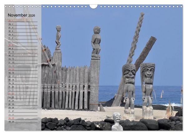 Produktbild: Land of Aloha - Hawaii Monatsplaner (Wandkalender 2026 DIN A3 quer), CALVENDO Monatskalender