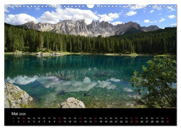 Produktbild: Die Dolomiten &ndash; Wanderparadies in S&uuml;dtirol (Wandkalender 2026 DIN A3 quer), CALVENDO Monatskalender