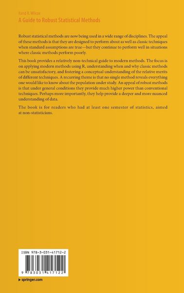 Produktbild: A Guide to Robust Statistical Methods