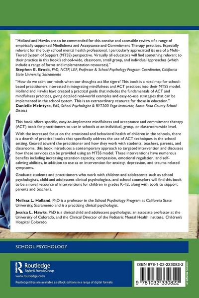 Produktbild: Mindfulness and Acceptance and Commitment Practices in the School Setting