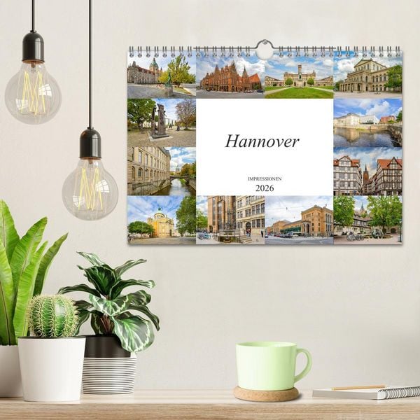 Produktbild: Hannover Stadtansichten (Wandkalender 2026 DIN A4 quer), CALVENDO Monatskalender