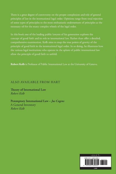 Produktbild: Good Faith in International Law