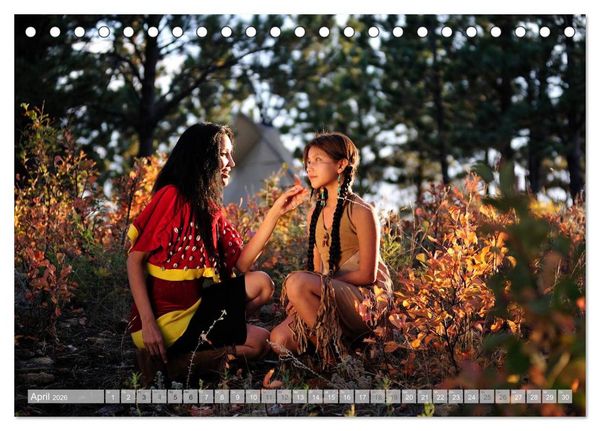 Produktbild: Magisches Indianerland (Tischkalender 2026 DIN A5 quer), CALVENDO Monatskalender