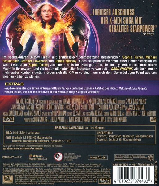 Produktbild: X-Men - Dark Phoenix