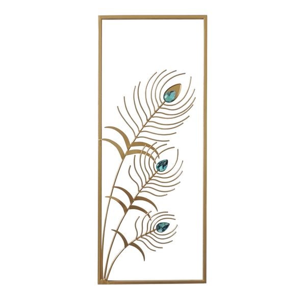 Produktbild: NTK-Collection Wanddeko Silhouette Silhouette gold, gr&uuml;n Metall