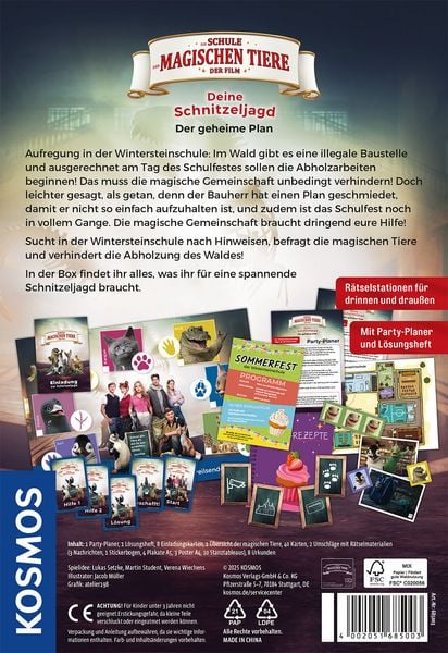 Produktbild: Die Schule der magischen Tiere R&auml;tsel-Party