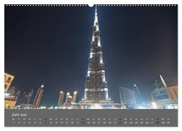 Produktbild: Dubai (hochwertiger Premium Wandkalender 2026 DIN A2 quer), Kunstdruck in Hochglanz