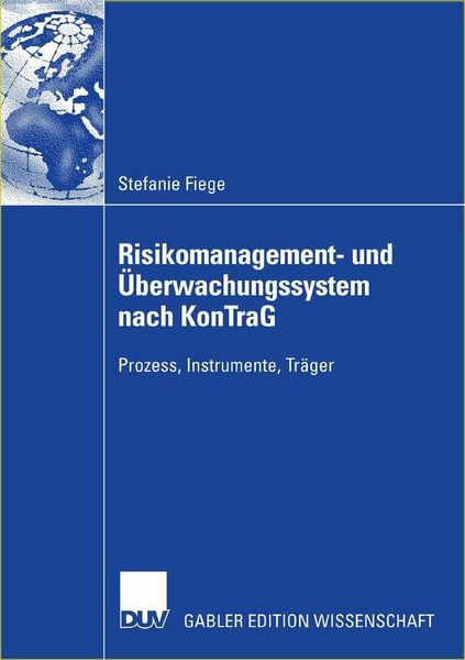 Produktbild: Risikomanagement- und &Uuml;berwachungssystem nach KonTraG