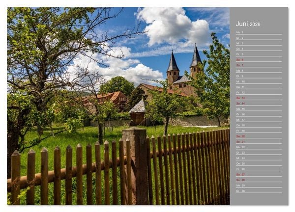 Produktbild: Kloster Dr&uuml;beck-Ehemalige Harzer Benediktiner-Abtei (Wandkalender 2026 DIN A2 quer), CALVENDO Monatskalender