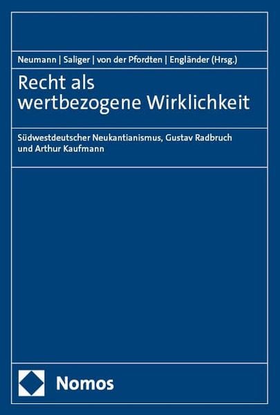 Produktbild: Recht als wertbezogene Wirklichkeit
