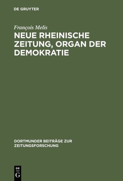 Produktbild: Neue Rheinische Zeitung, Organ der Demokratie