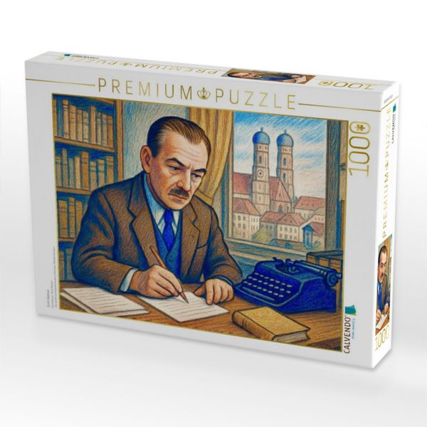 Produktbild: CALVENDO Puzzle Erich K&auml;stner | 1000 Teile Lege-Gr&ouml;&szlig;e 64x48cm Foto-Puzzle f&uuml;r gl&uuml;ckliche Stunden