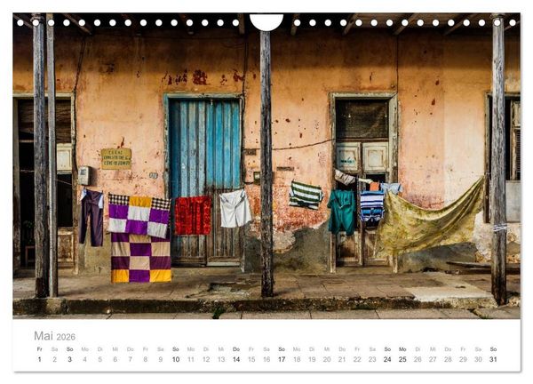 Produktbild: Cuba - Unter der Sonne der Karibik (Wandkalender 2026 DIN A4 quer), CALVENDO Monatskalender