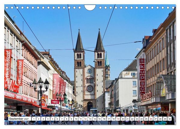 Produktbild: W&uuml;rzburg Idylle am Main (Wandkalender 2027 DIN A4 quer), CALVENDO Monatskalender