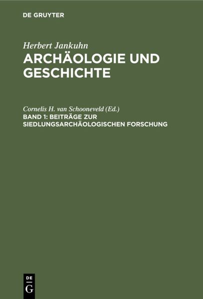 Produktbild: Beitr&auml;ge zur siedlungsarch&auml;ologischen Forschung