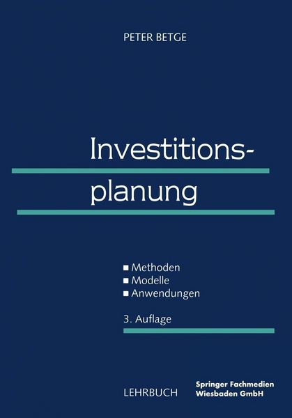 Produktbild: Investitionsplanung
